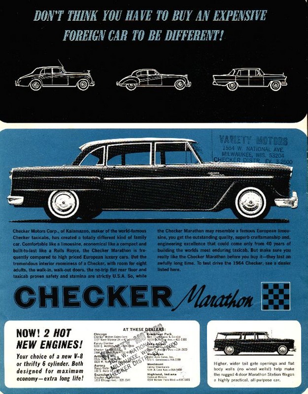 1964 Checker Folder